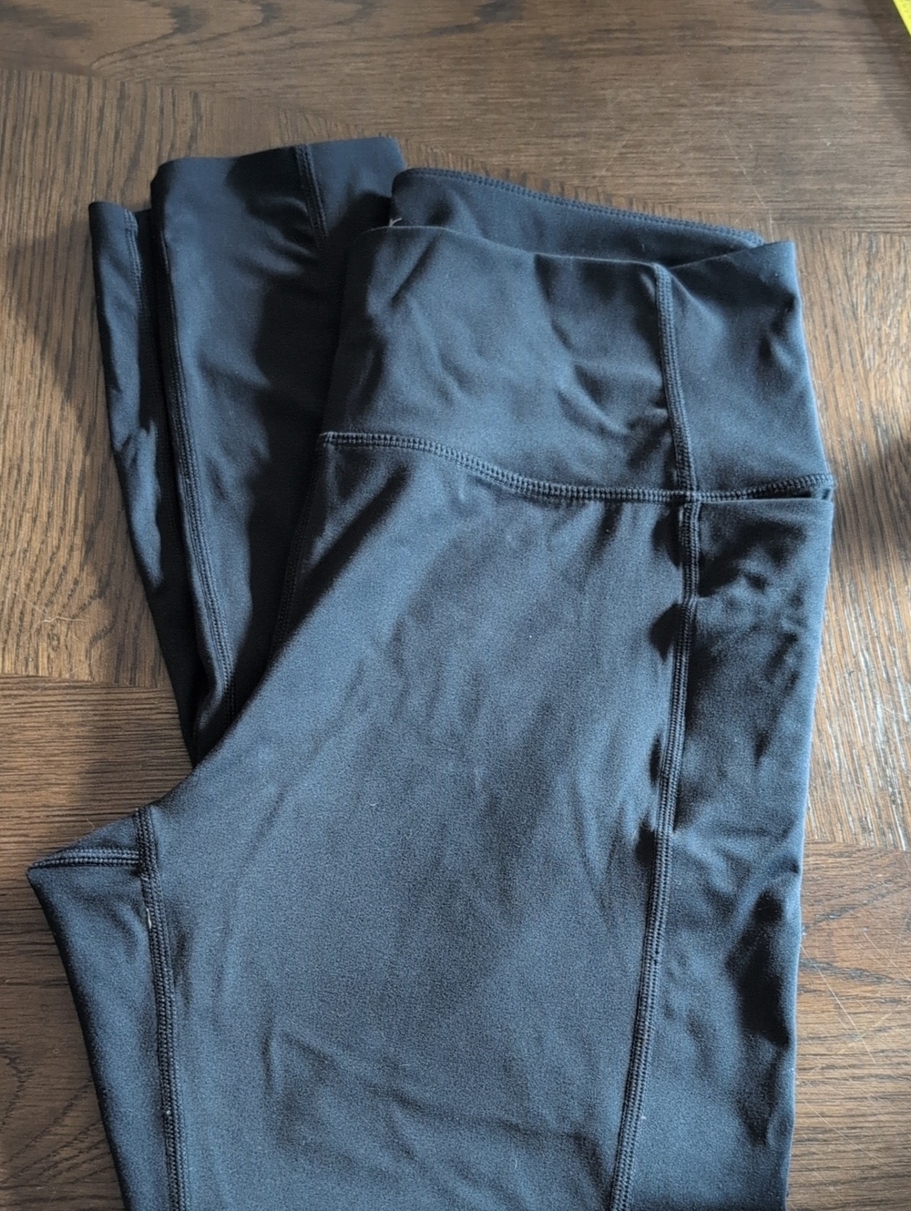 Black High-Waist Athletic Leggings Danskin